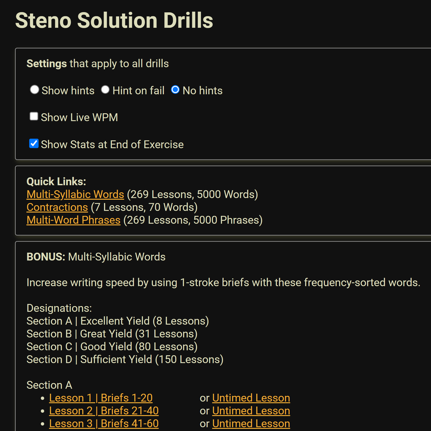 (First 5 Free!) Complete Stenography Speedbuilding Solution - End Of Year Special