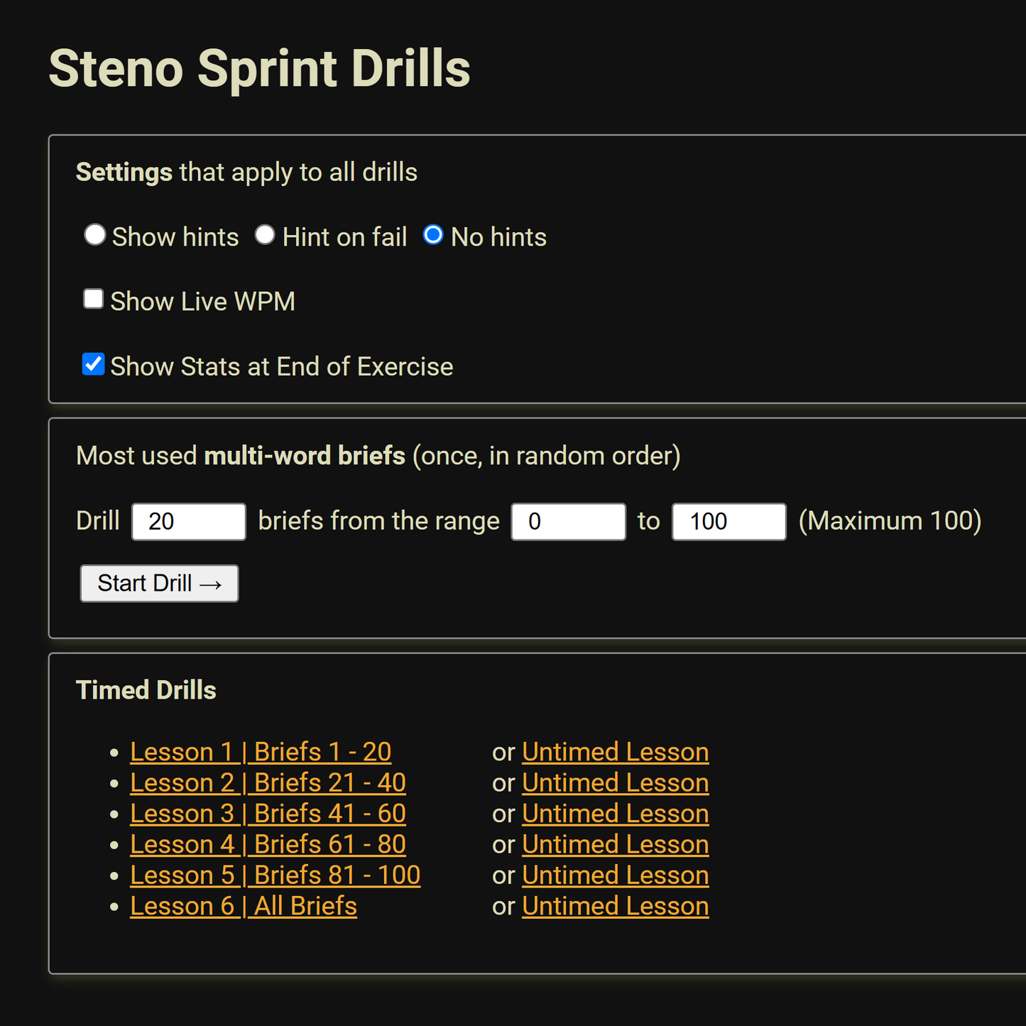 (Free!) 7-Day Stenography Student Sprint